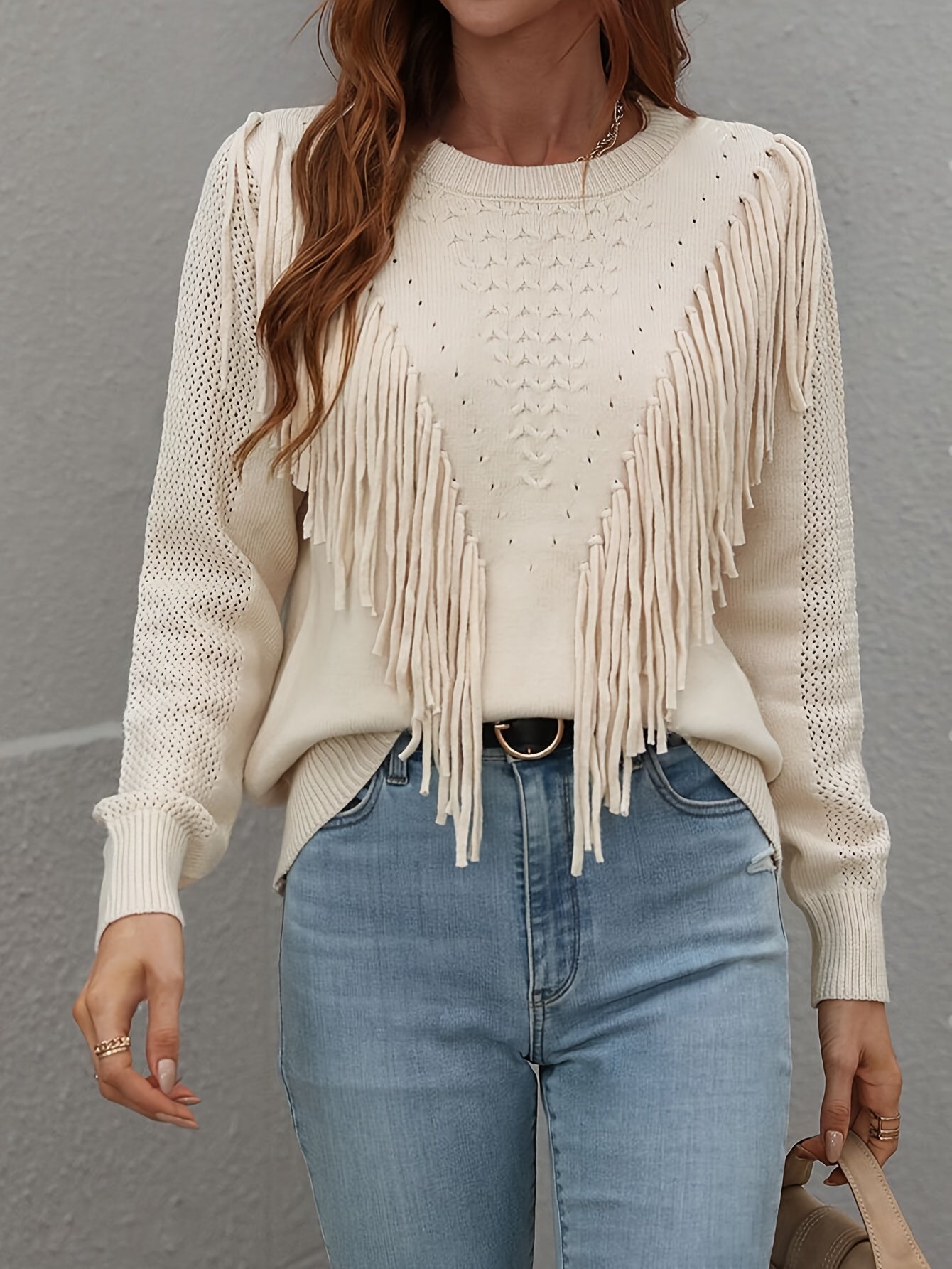 Chic & Cozy Tassel Sweater