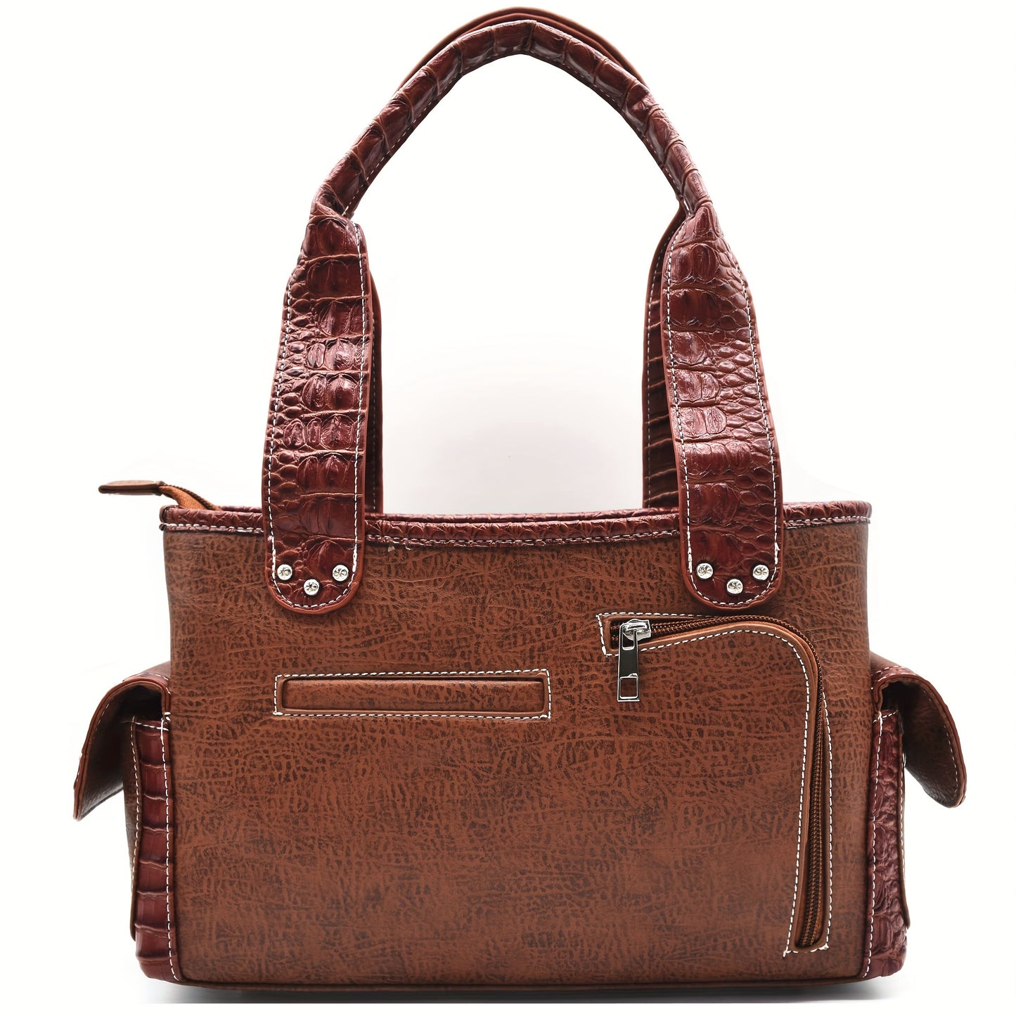 Fringe & Conchos Handbag Set