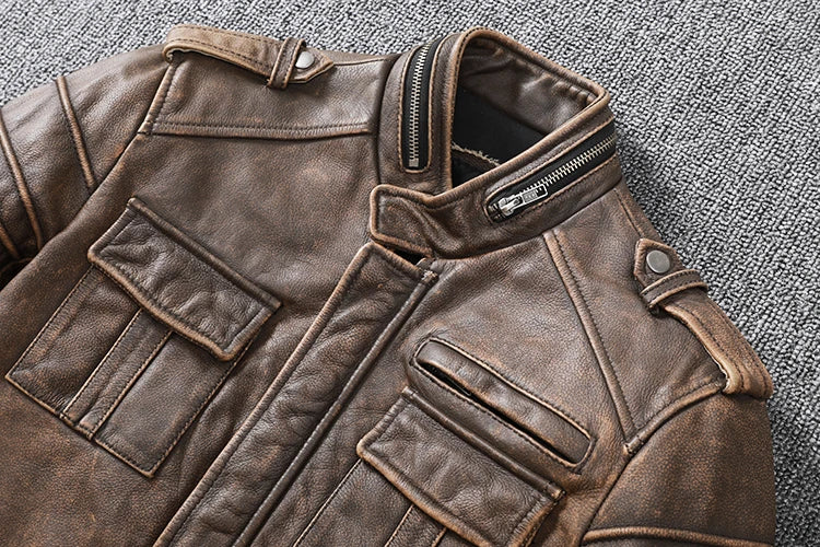 The Wrangler's Ride Genuine Cowhide Leather Jacket