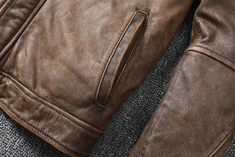 The Wrangler's Ride Genuine Cowhide Leather Jacket