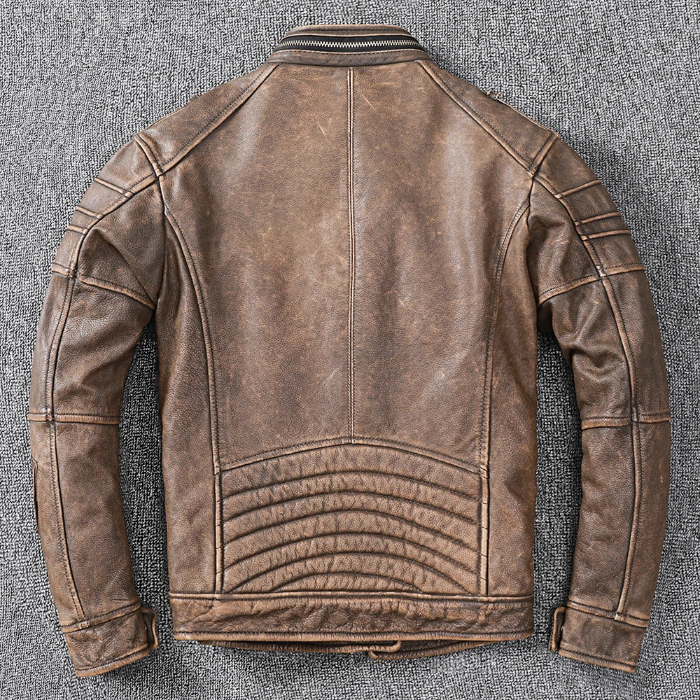 The Wrangler's Ride Genuine Cowhide Leather Jacket