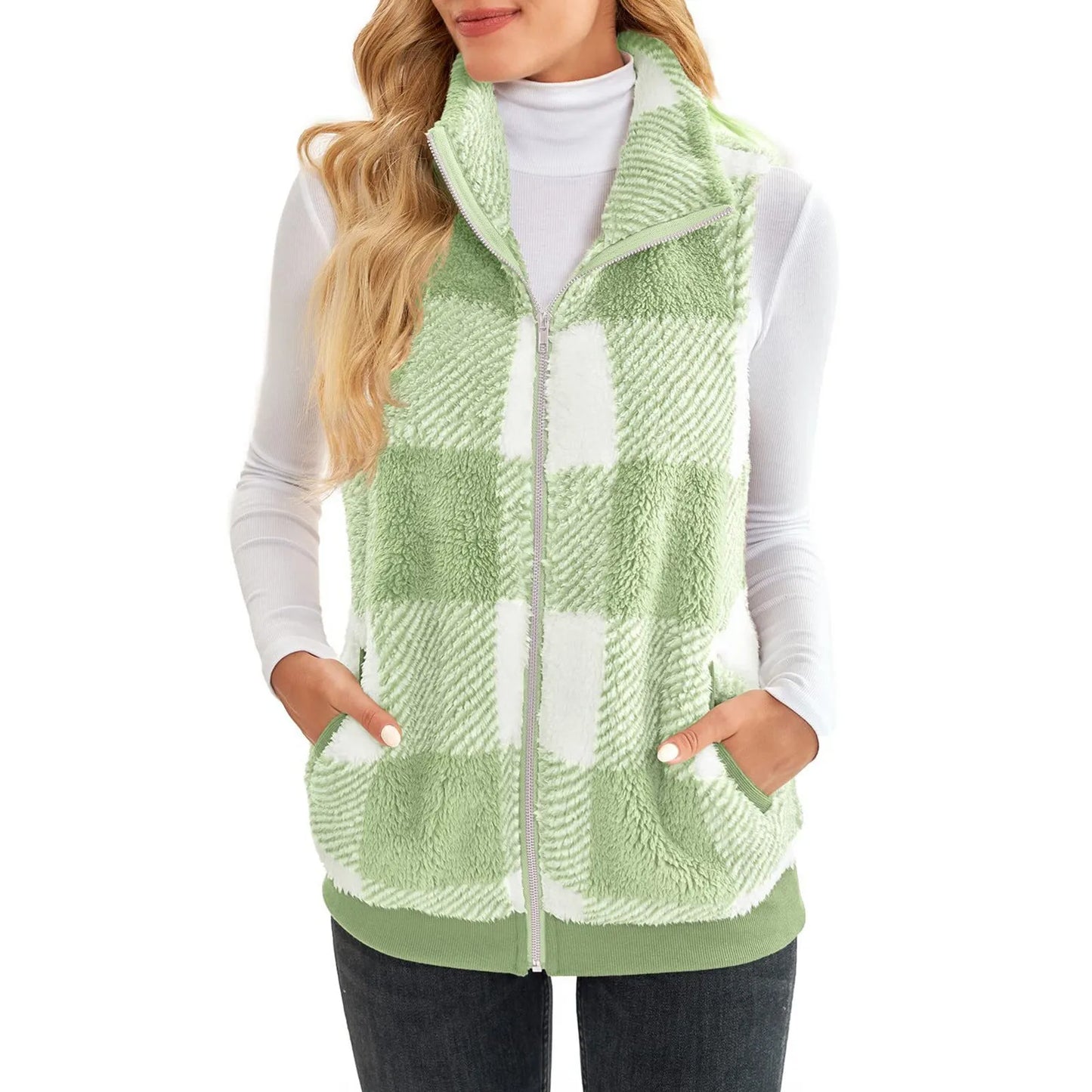 Country Style Zipper Vest