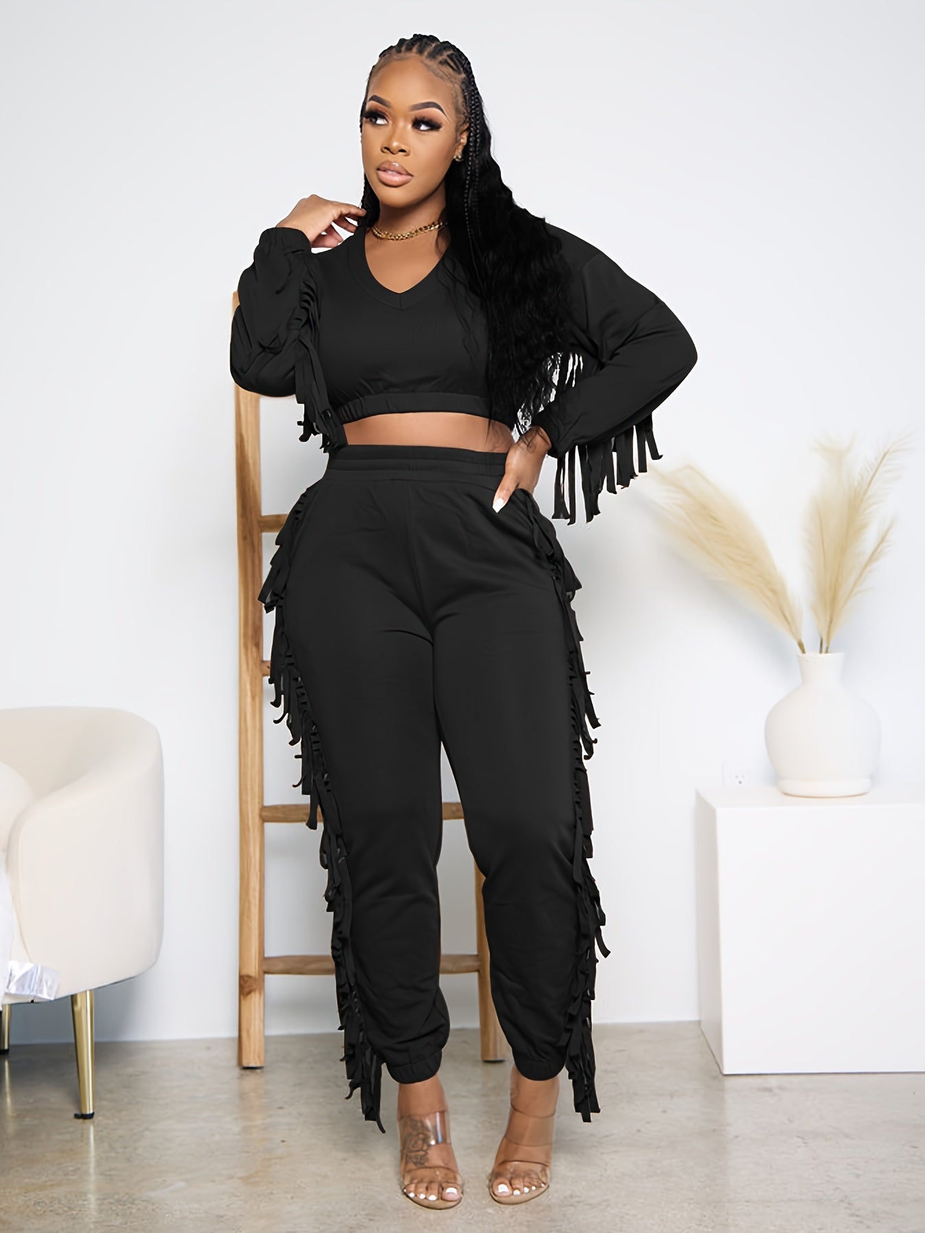 Sassy Solid Two-Piece Ensemble