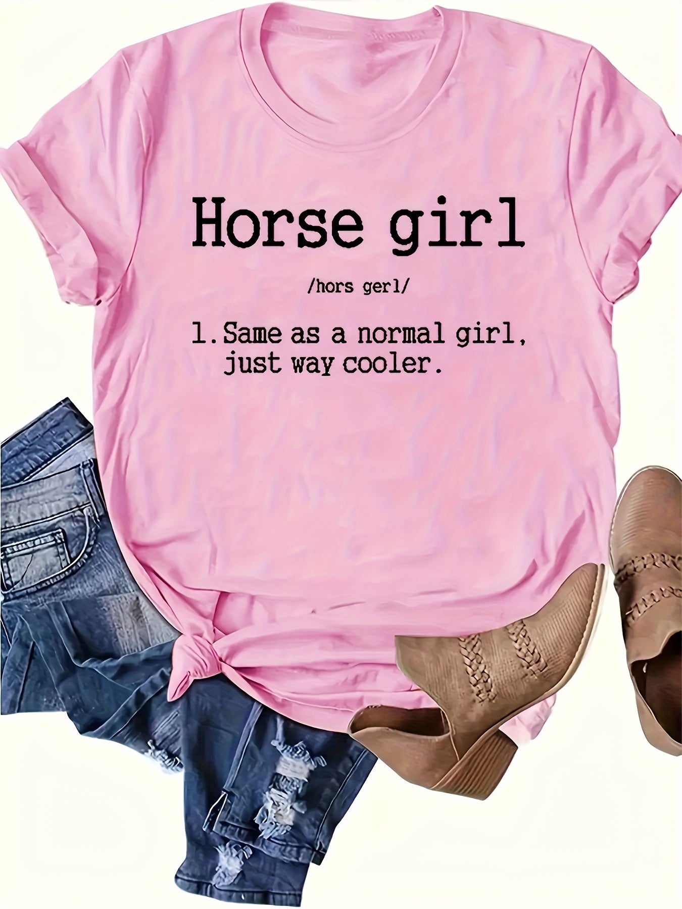 Horse Girl Cool Vibes Tee