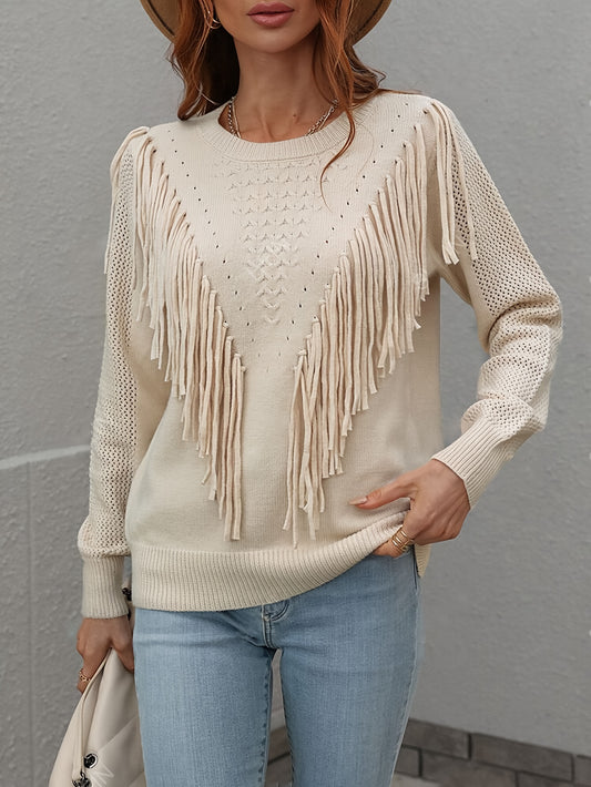 Chic & Cozy Tassel Sweater