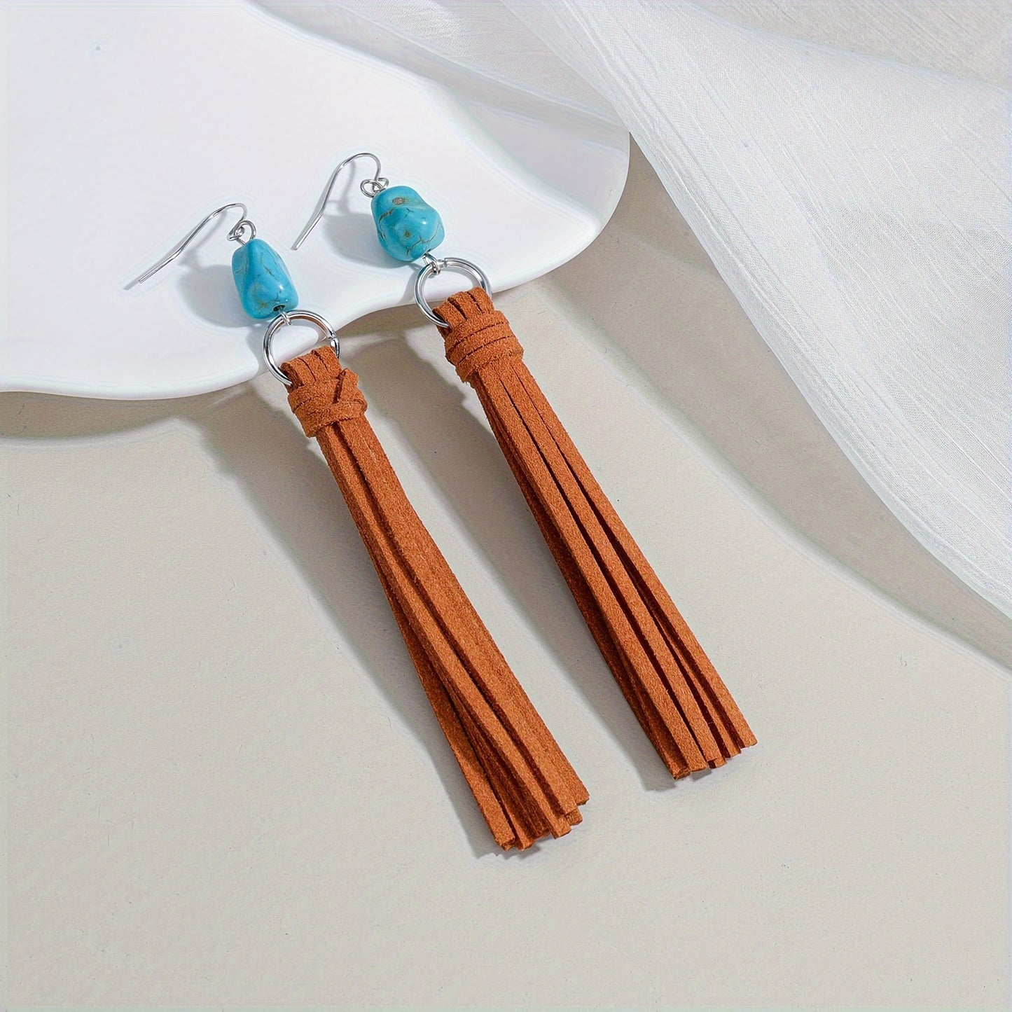 Fringe & Flair Turquoise Dangles