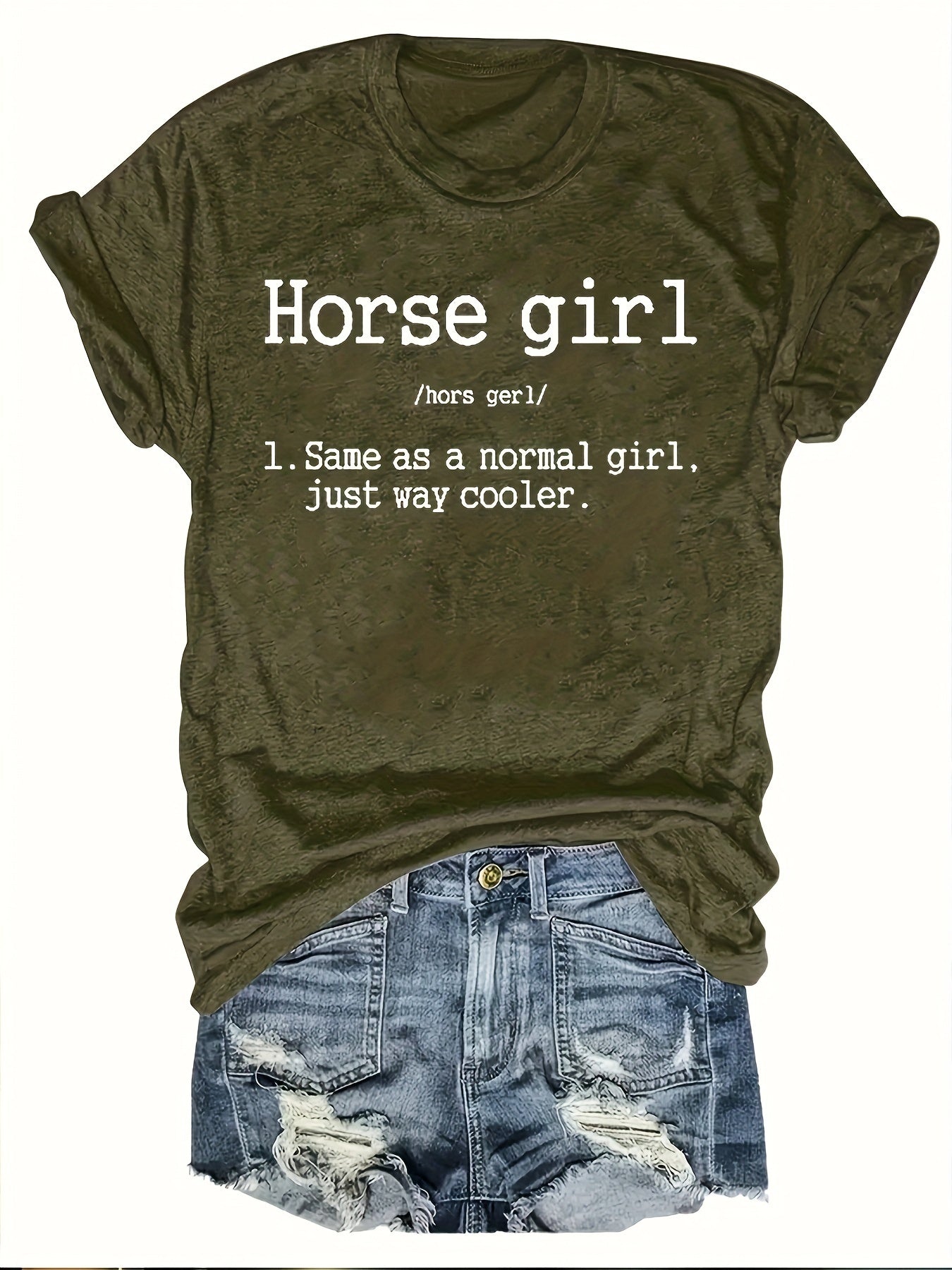 Horse Girl Cool Vibes Tee