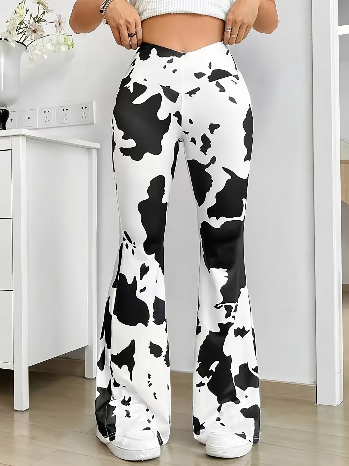 Moo-velous Style Flare Leg Pants