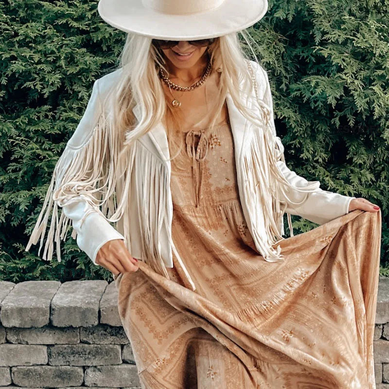 Saddle Up Suede Tassel Jacket