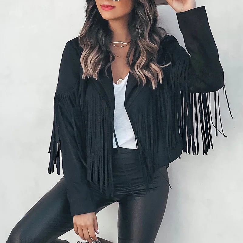 Saddle Up Suede Tassel Jacket