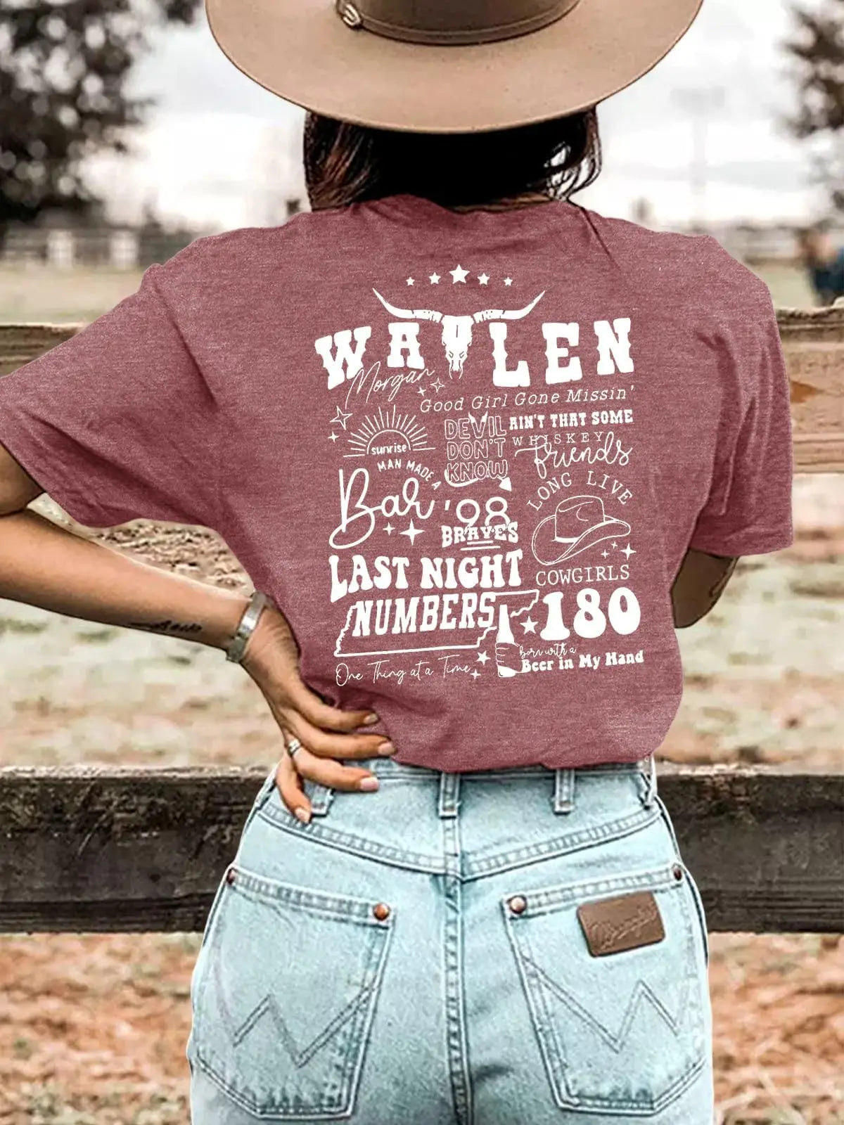 Long Live Cowgirls Bronc Buster Cowgirl Tee