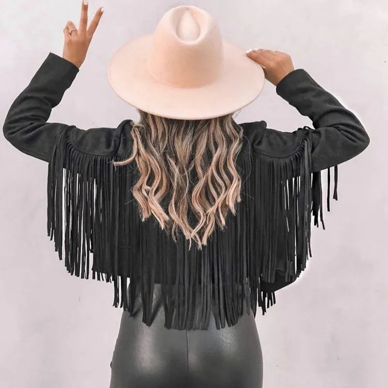 Saddle Up Suede Tassel Jacket