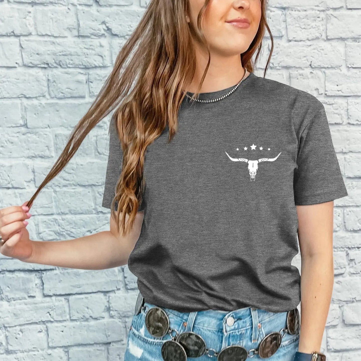 Long Live Cowgirls Bronc Buster Cowgirl Tee