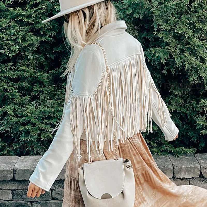 Saddle Up Suede Tassel Jacket