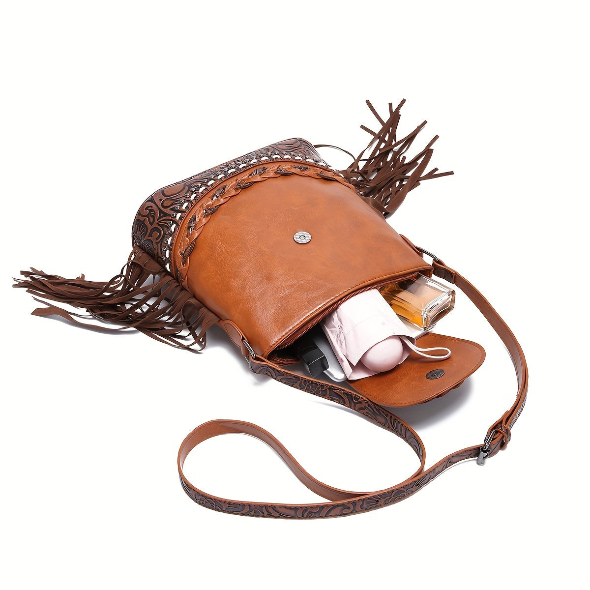 Fringe & Fun Mini Bucket Bag