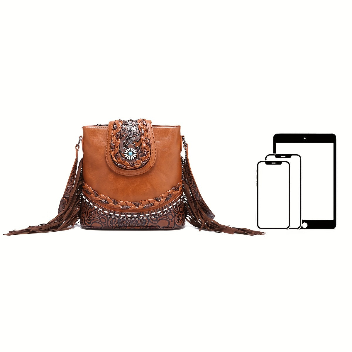 Fringe & Fun Mini Bucket Bag