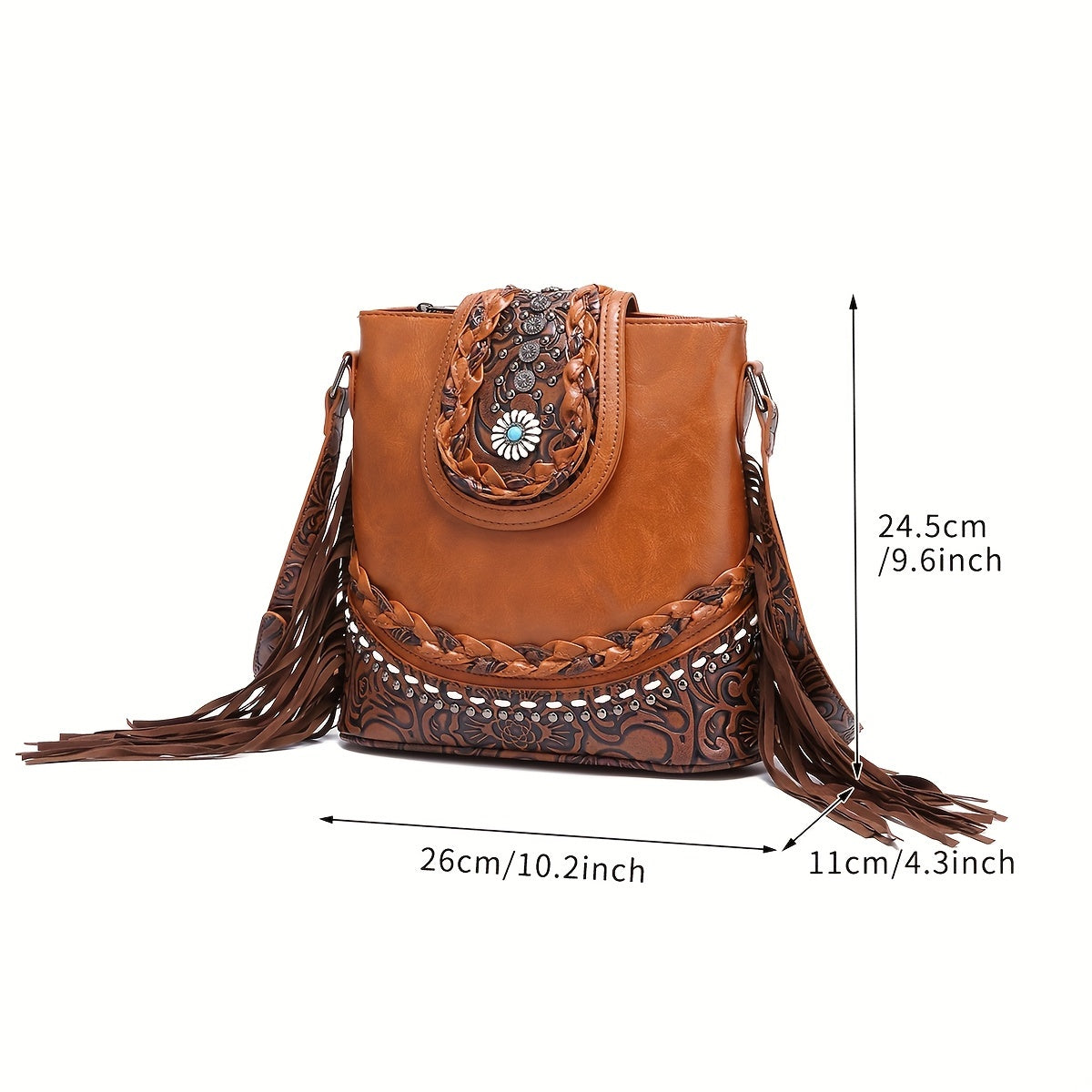 Fringe & Fun Mini Bucket Bag