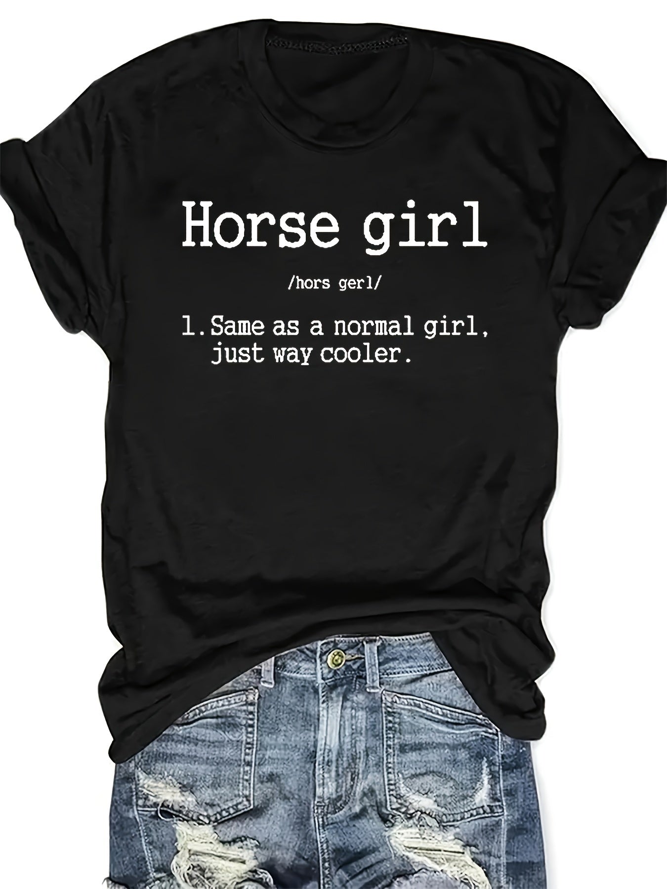 Horse Girl Cool Vibes Tee