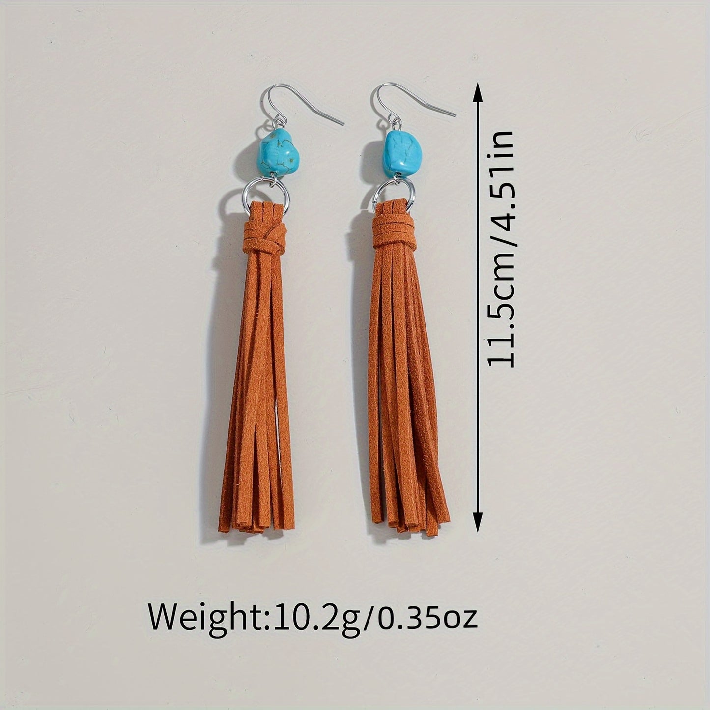 Fringe & Flair Turquoise Dangles